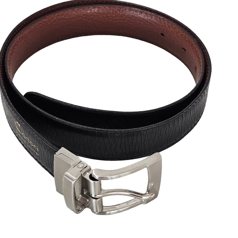 Cartoni Reversible Leather Belt 32"